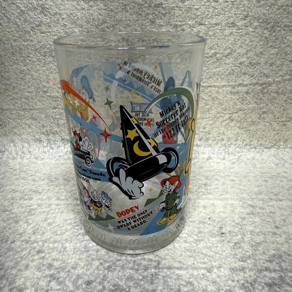 McDonalds 100 Years of Magic Disney Anniversary Glass Seam Boat Mickey - Picture 2 of 6